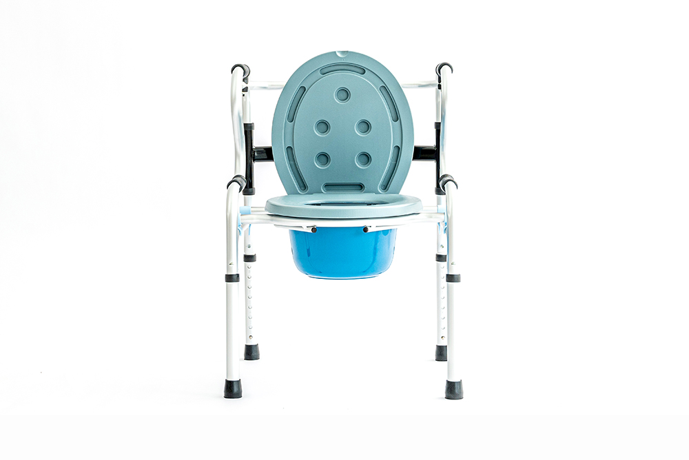 Aluminium Raise Up Walking Frame with Seat and Commode-2