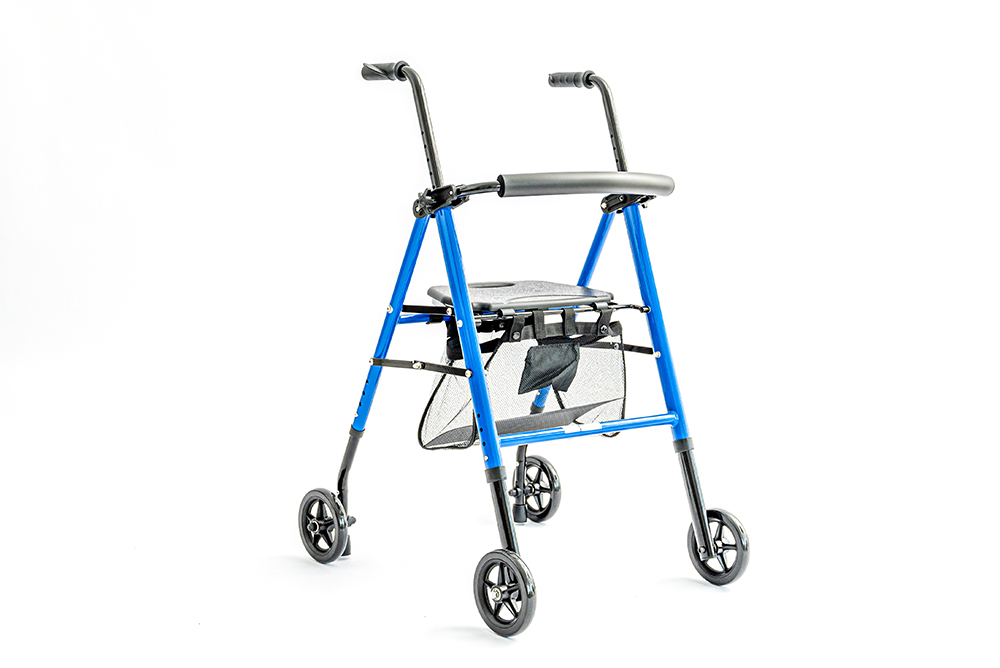 Aluminum Rollator with PP Seat-3
