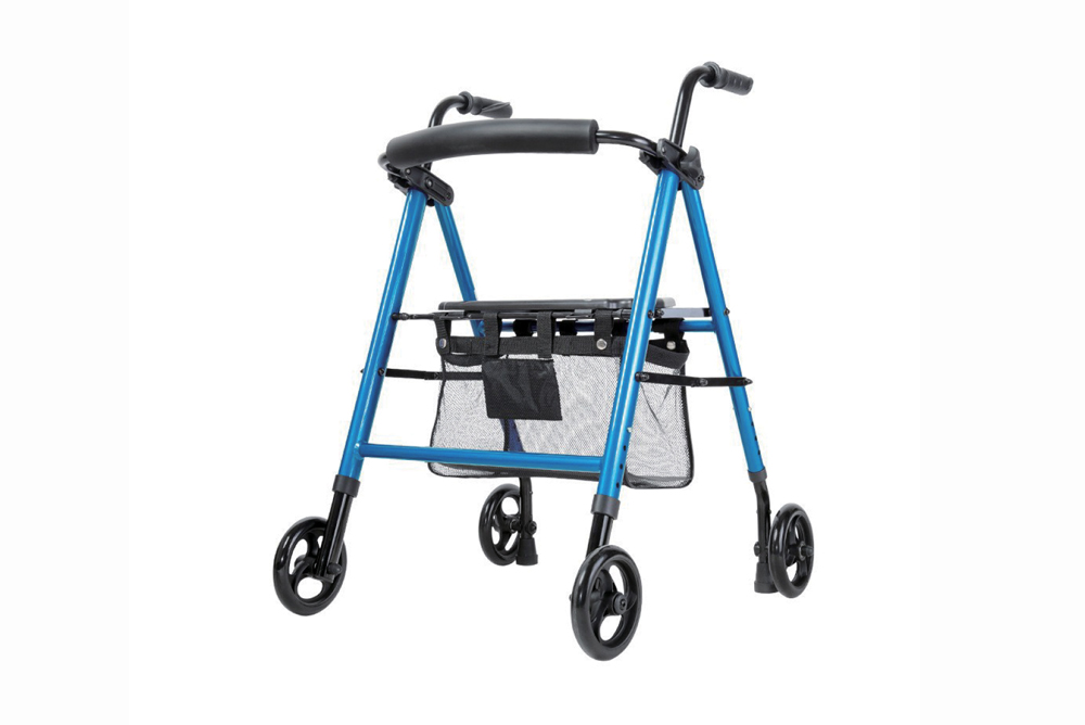 Aluminum Rollator with PP Seat-4