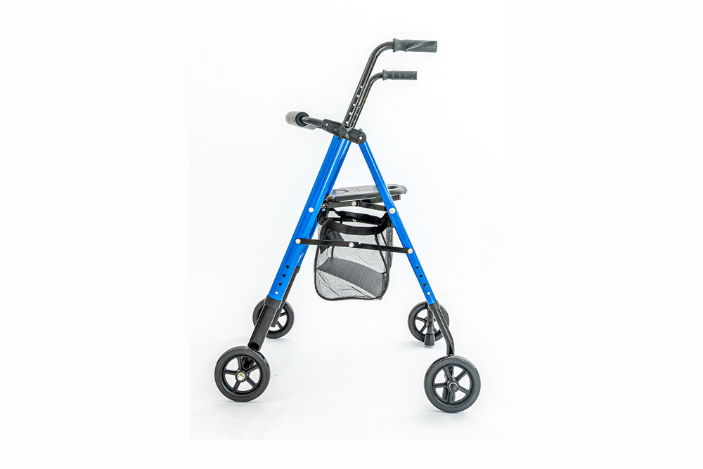 Aluminum Rollator with PP Seat-5